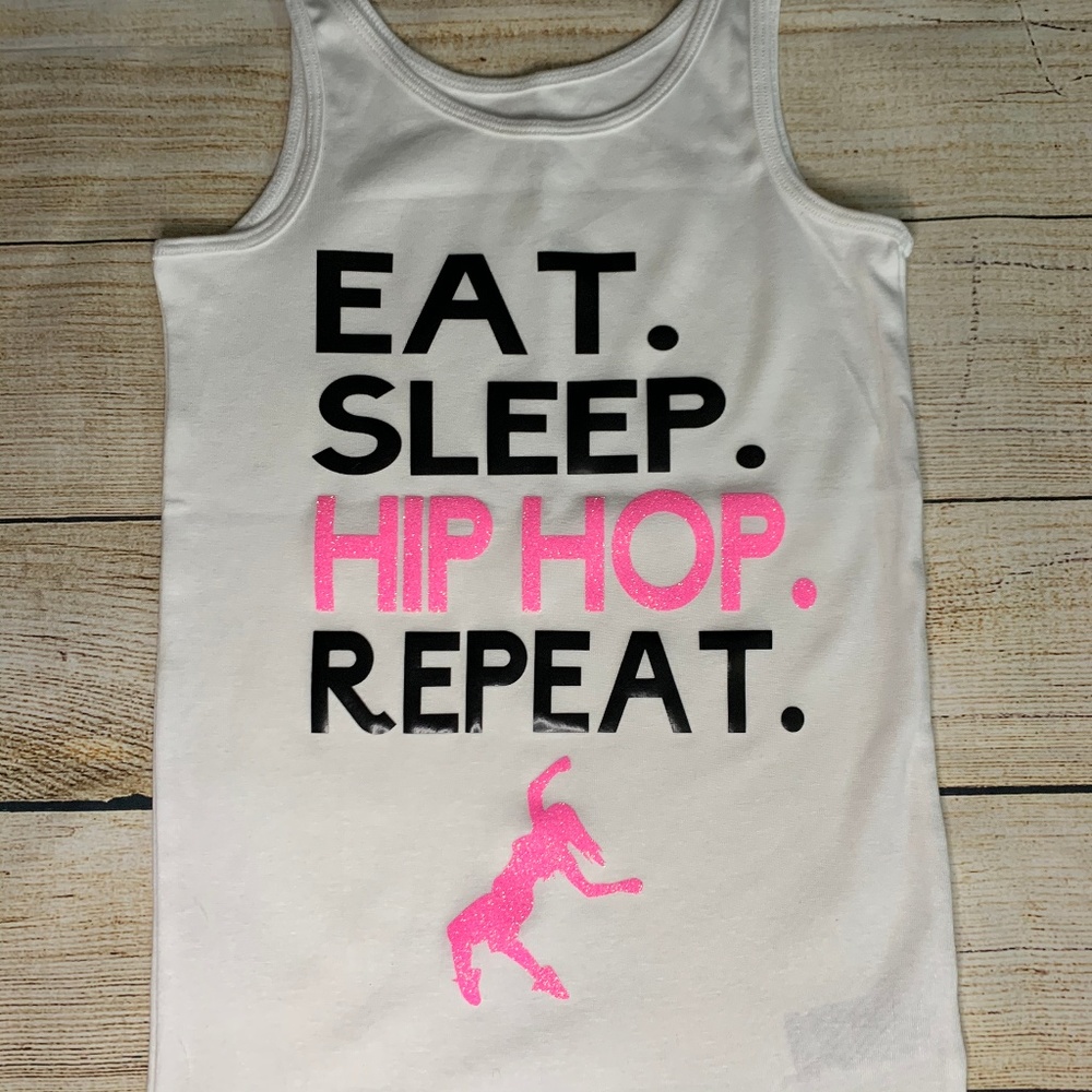 Eat. Sleep. Hip Hop. Repeat. Graphic Tank Top